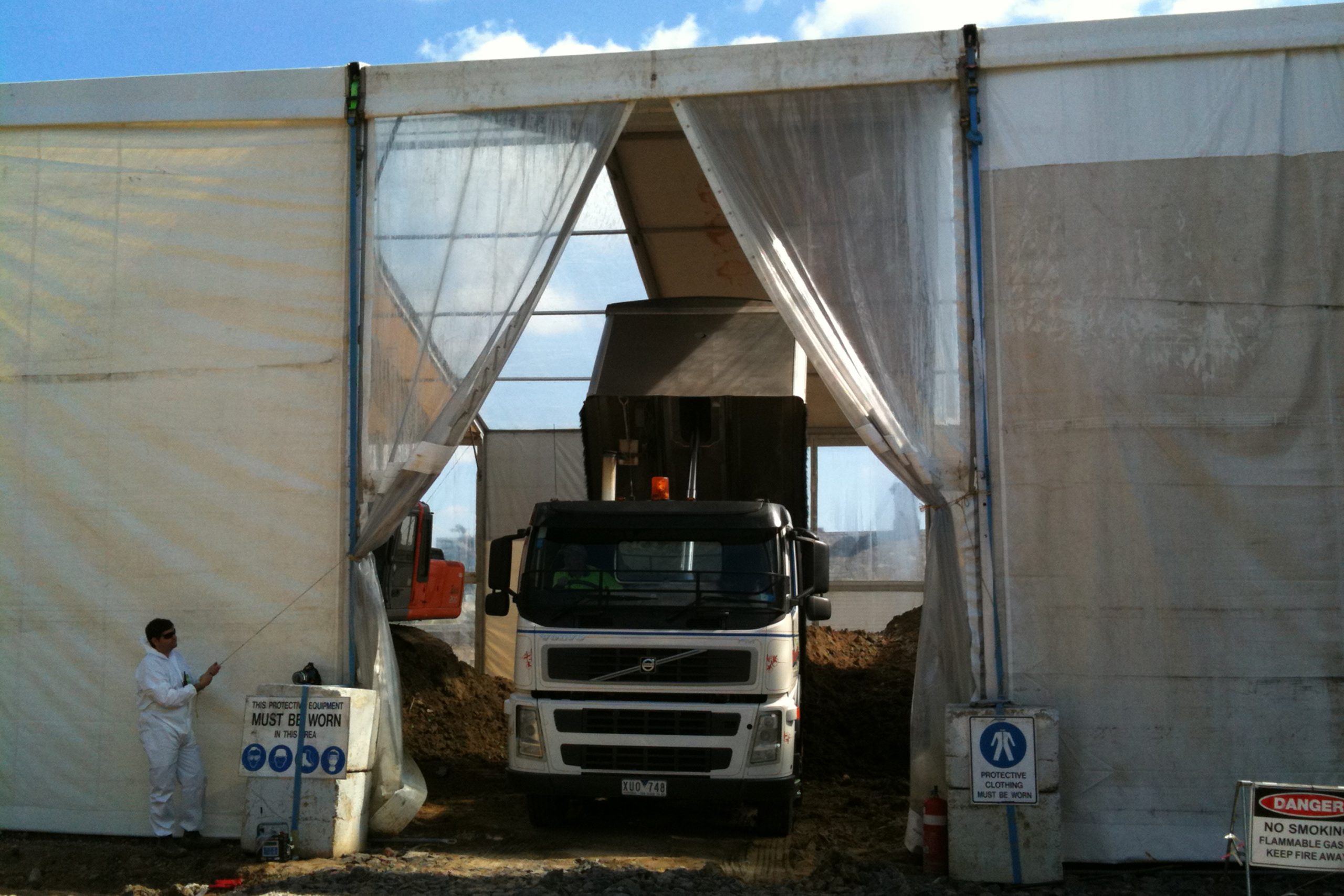 temporary warehouse structure hire